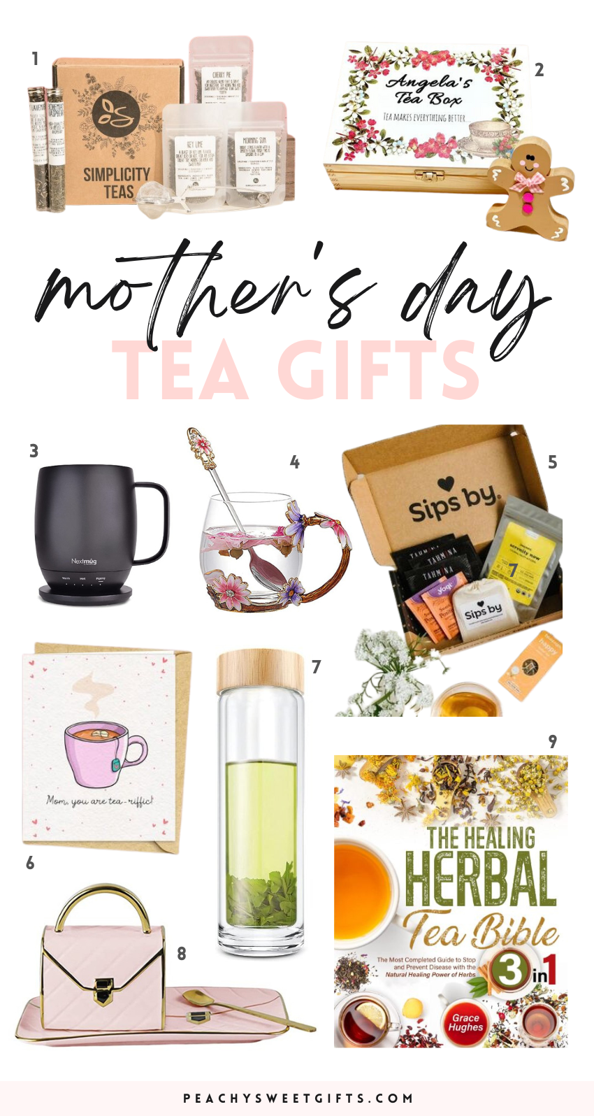 20 Mother's Day Tea Gifts Peachy Sweet Gifts
